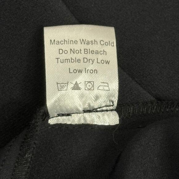 TUCKERNUCK Blythe Midi Dress XXL Navy Blue‎ Ruffle Collar Back Bow Tie A-Line - Picture 9 of 10